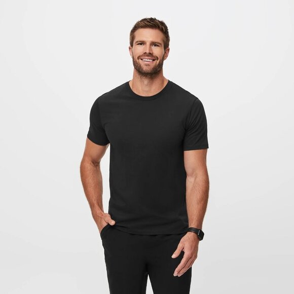 FIGS Men's Black Makato Seamless Underscrub - Short Sleeve, 2XL (Rare & Discont) - Picture 1 of 2